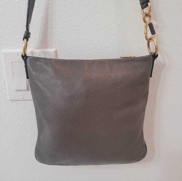 Marc by Marc Jacobs Gray Leather Crossbody Bag - Picture 8 of 16